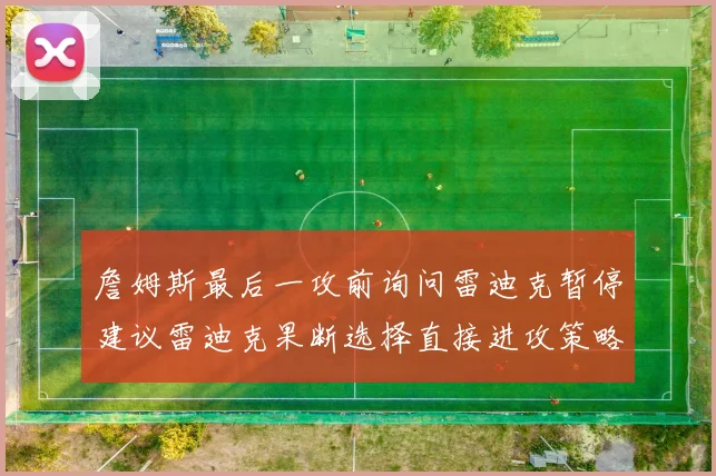 詹姆斯最后一攻前询问雷迪克暂停建议雷迪克果断选择直接进攻策略
